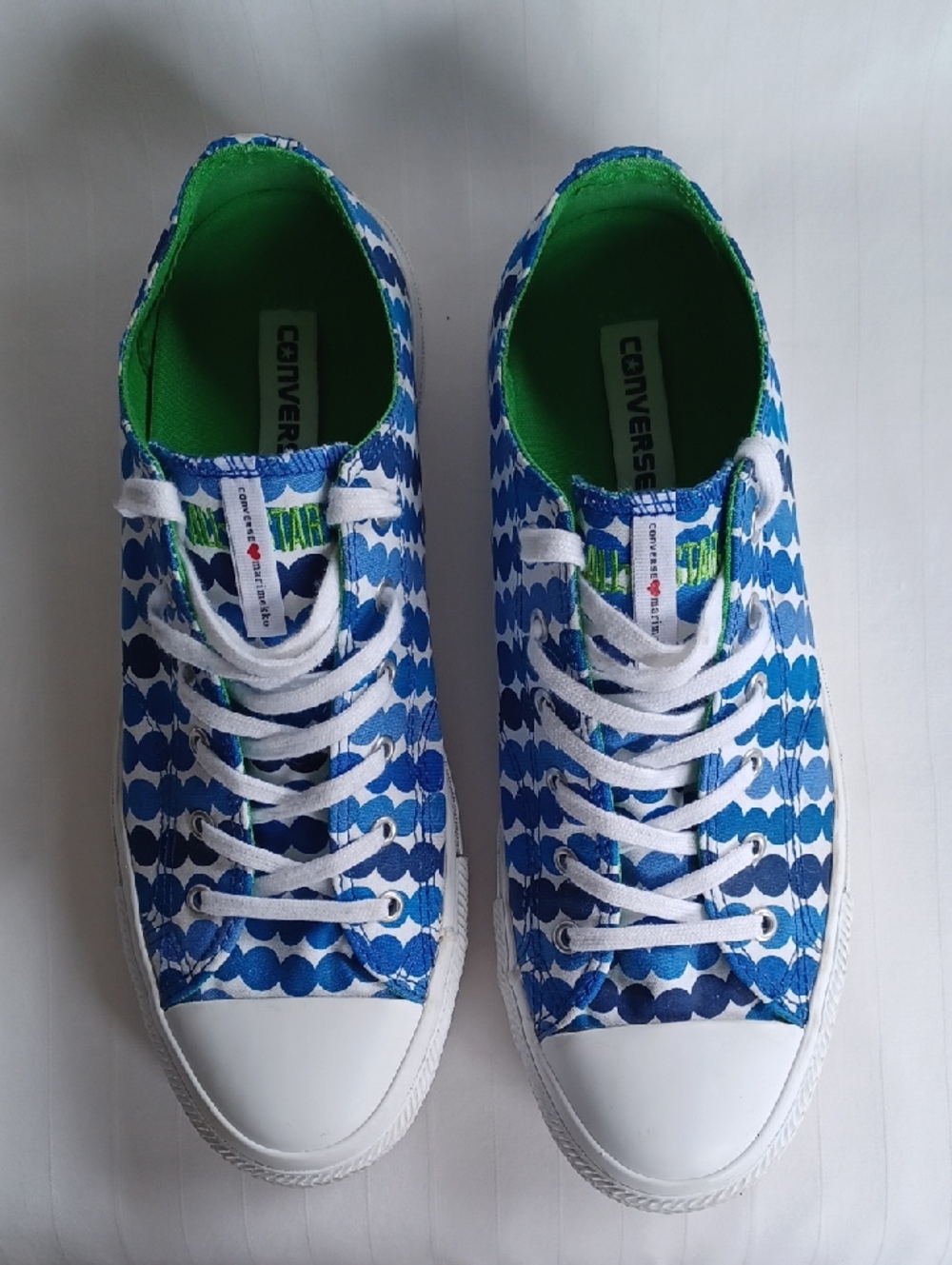 Converse X Marimekko Collab 2013 Special Edition All Star Dot Sneakers- Sz. 9.5 - Picture 2 of 16